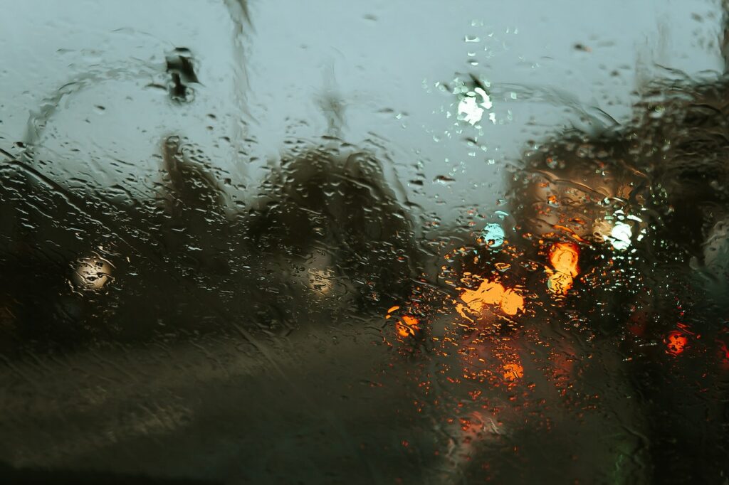 Rainy day in New York City